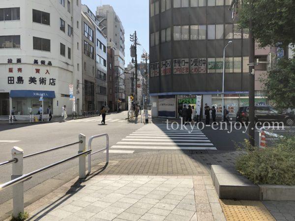 上野広小路駅前